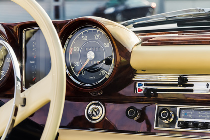 classic car interior
