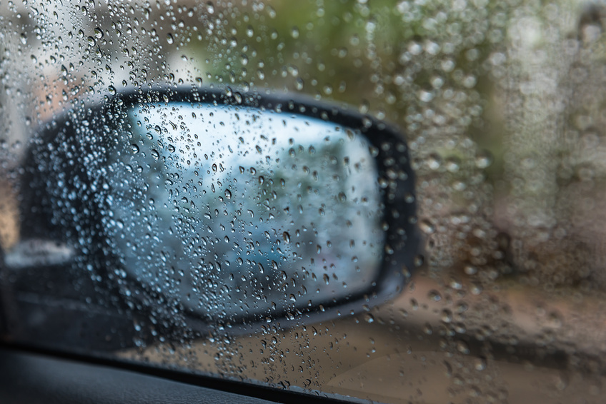 damp in the car interior