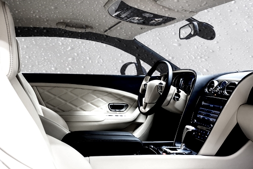 rainwater damp in the car