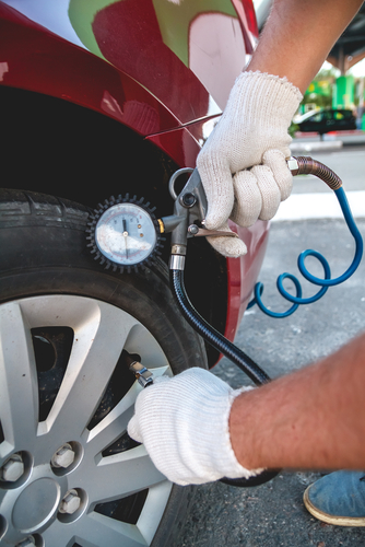 check tyres before mot inspection