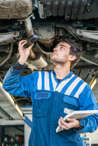 check the exhaust before mot inspection