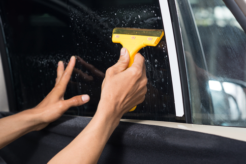 remove car stickers with household products