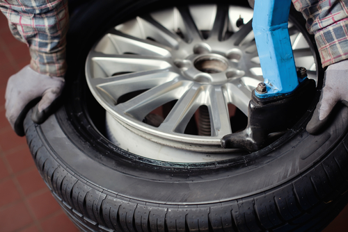 finishing aluminium wheel rims