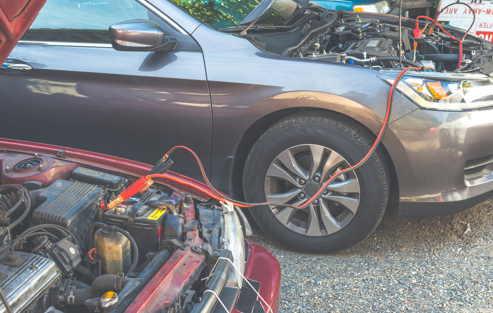Connecting the jump-start lead