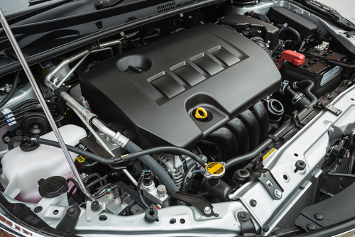 v-belt squicks in a car