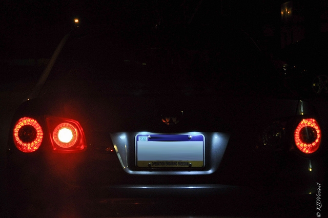 led number plate lights legal