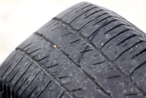 driving sounds of the tyres