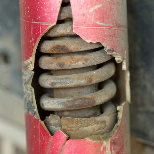 shock absorber driving sounds