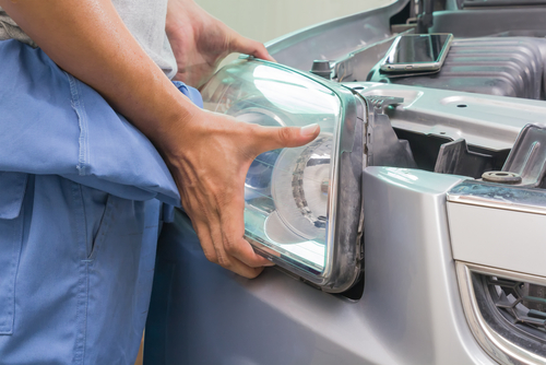 xenon headlights levelling