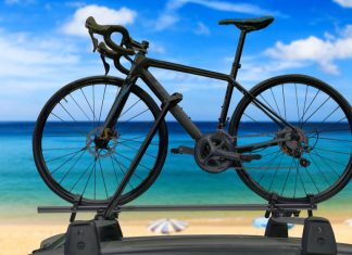Bicycle carrier: on roof or rear – take your bicycle with you!