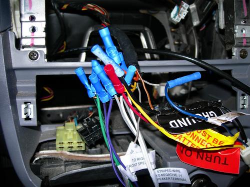 Disconnecting the battery to replace car radio