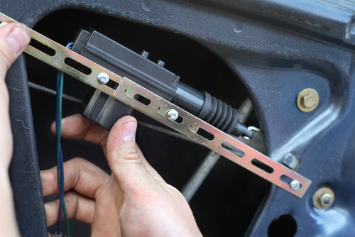 Installation of radio remote locking system