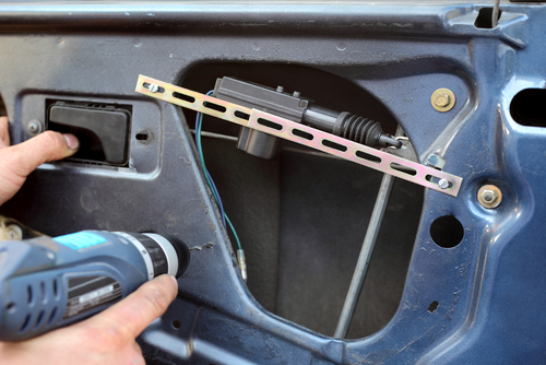 Installation of the actuators