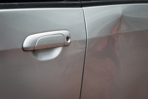 Rust on the surface of the car