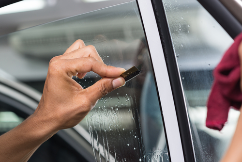 how to prepare car windows for tinting