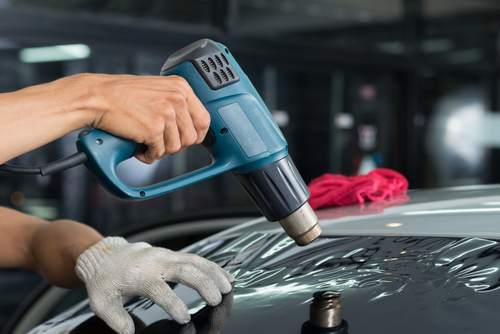 how to apply tinting foil