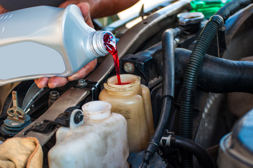 how to add power steering oil
