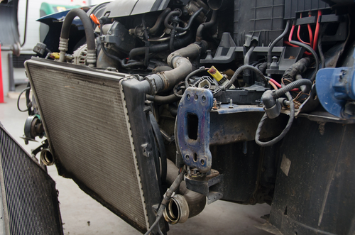 Disassembling the car radiator