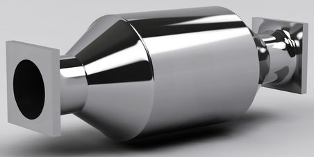 Exhaust catalytic converter