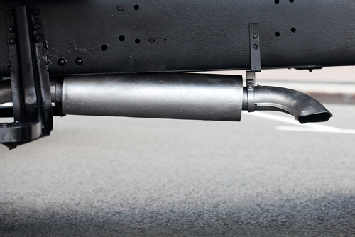 exhaust end silencer