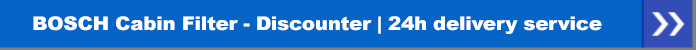 BOSCH Cabin Filter - Discounter - 24h delivery service