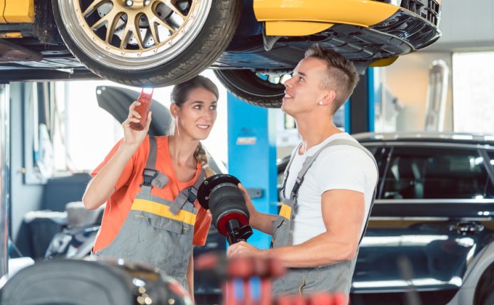 Staying alert: stains or puddles under the car
