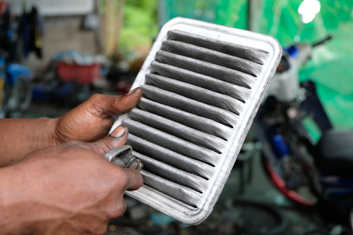 how to clean pollen filter