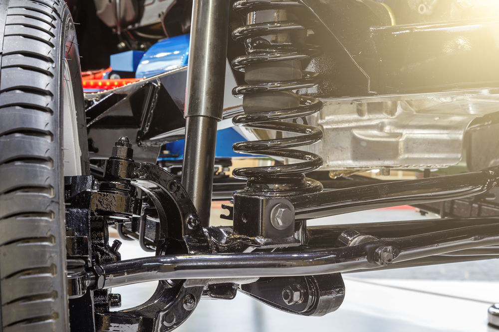 Replacing shock absorbers on the front axle