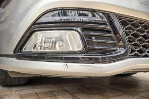 dented plastic bumpers