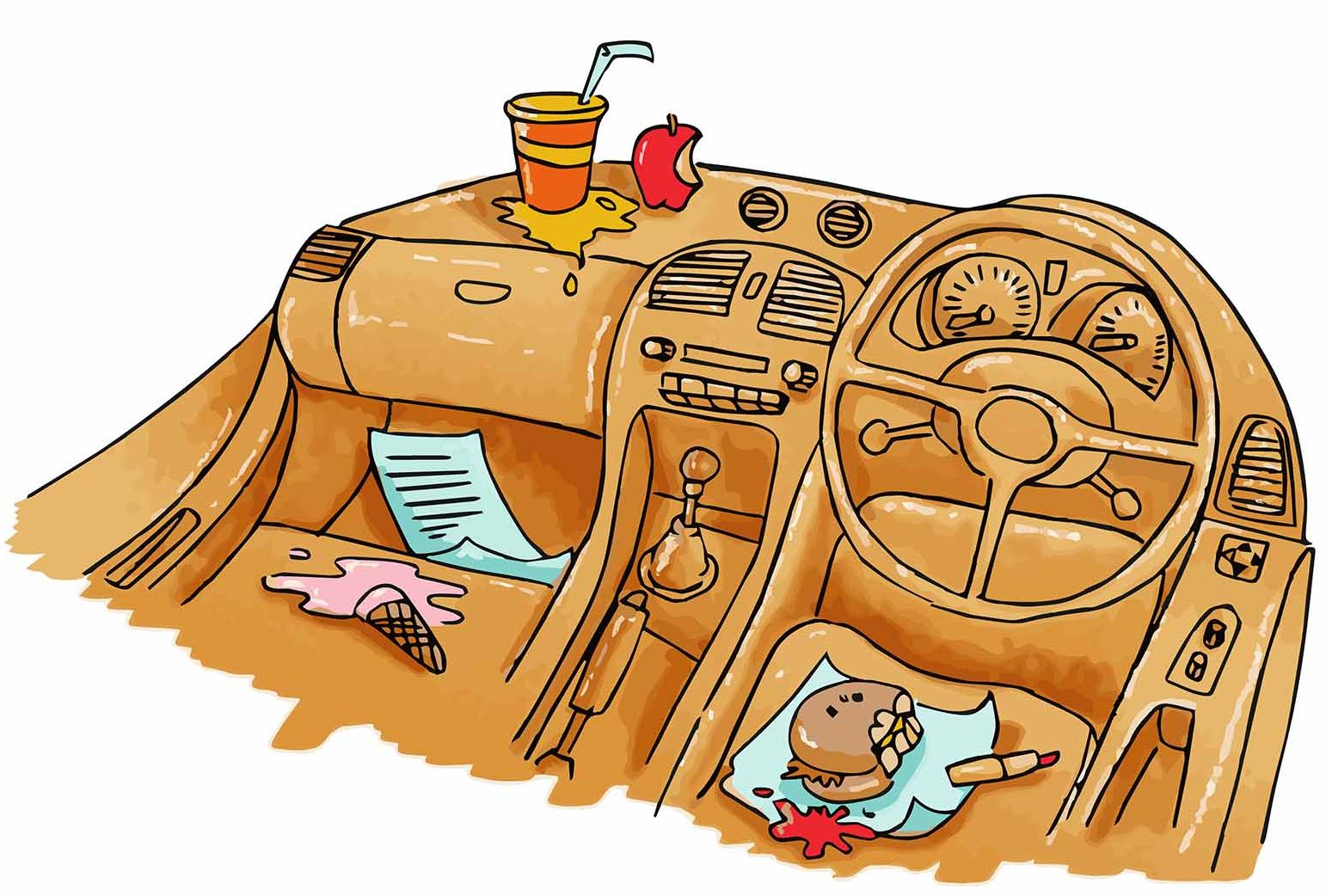 interior car detailing
