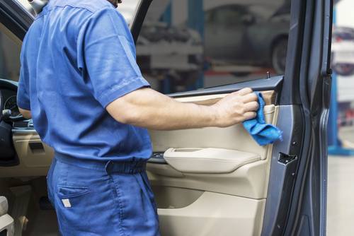 car sealing with vinyl care agent