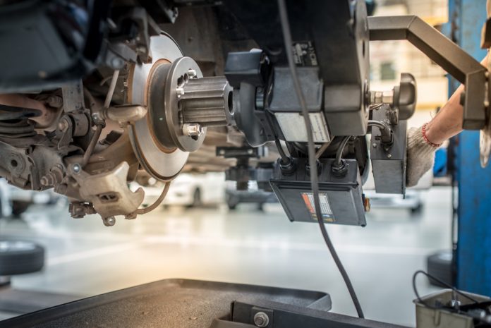 When is it appropriate to grind a brake disc?