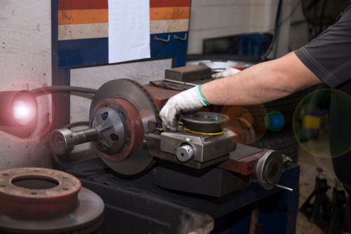 Irreparable brake disc damage