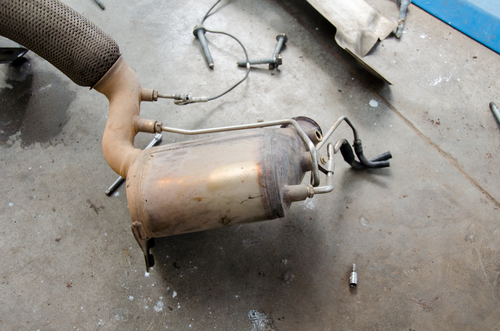 DIY disassembly of particulate filter