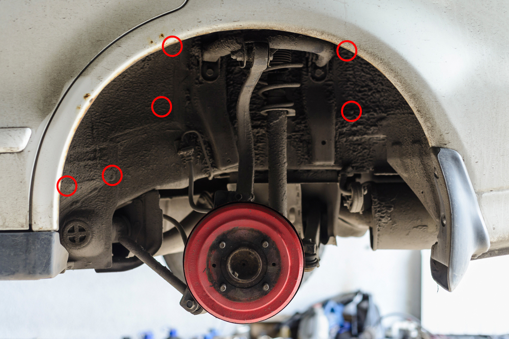 how to disassemble the wheel arch
