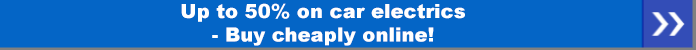 Up to 50% on car electrics
