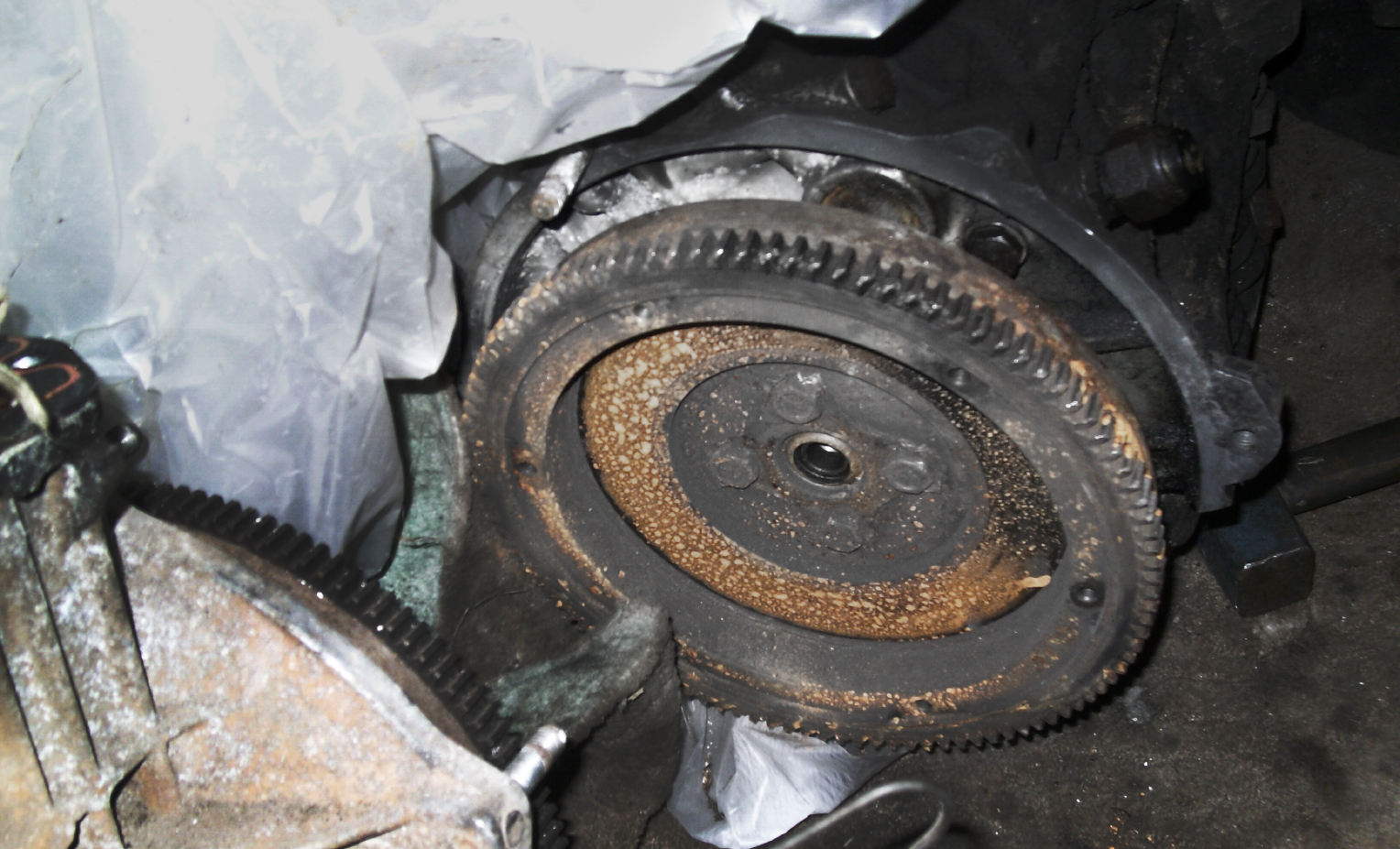 starter motor freewheel if broken