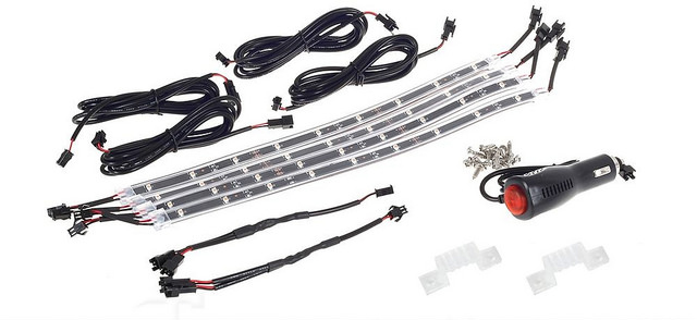 road traffic regulations for LED footwell lighting