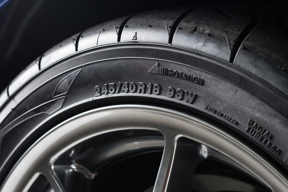 a tyre marking