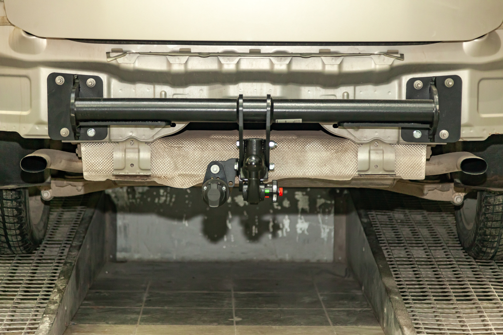 Installation of the trailer hitch