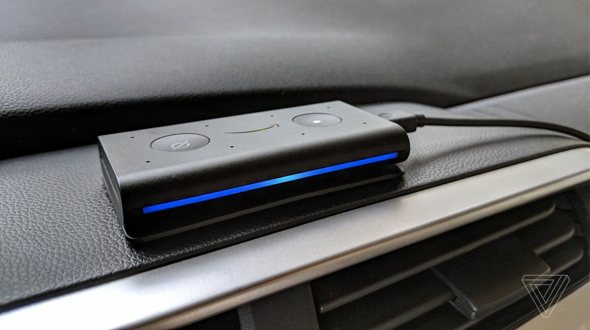 Amazon Echo with Alexa in the car