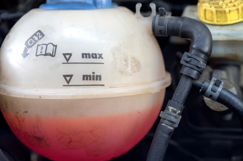 dispose of used engine coolant