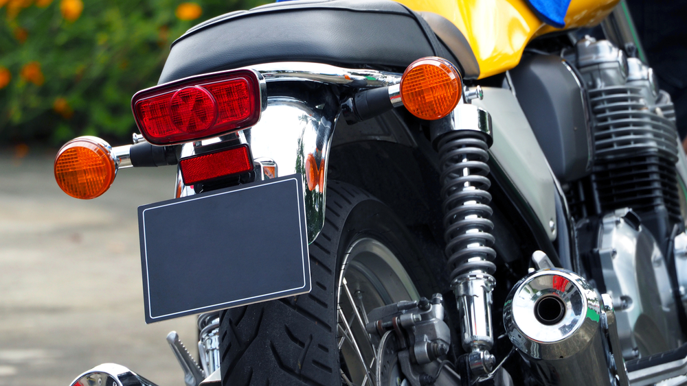 Turn signals on motorbikes