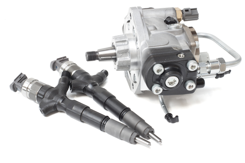 position of a fuel injector