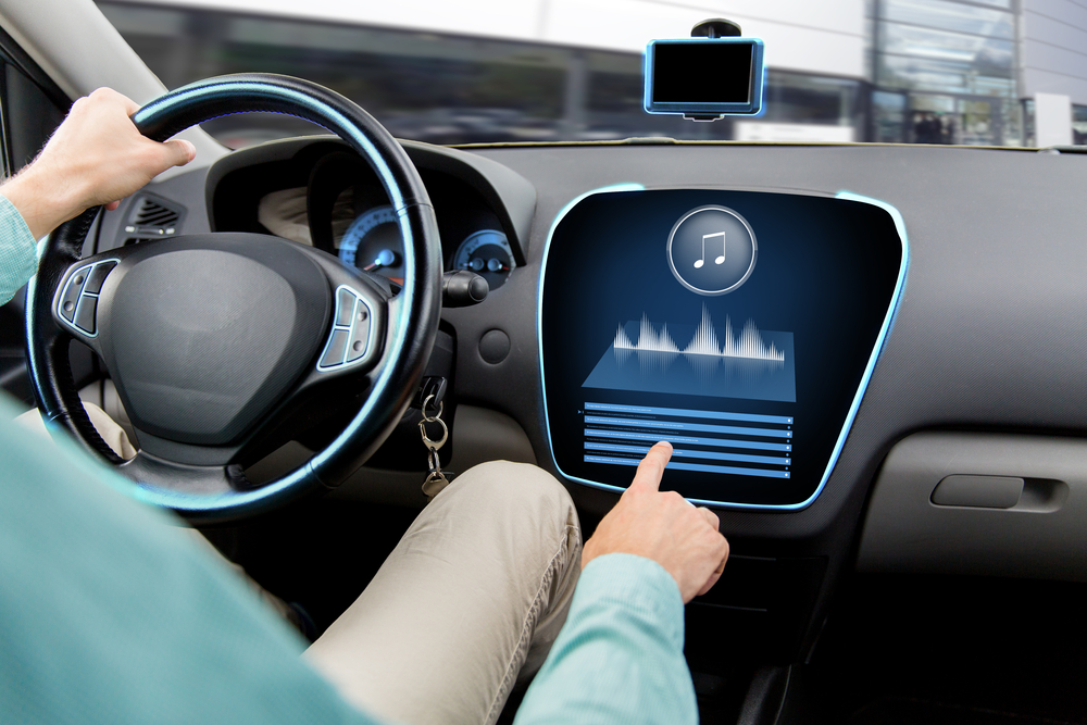 The monitor in the dashboard