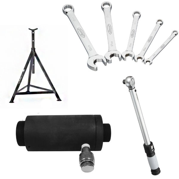 Special tools required to change the wheel bearing