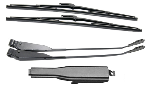 wiper with pinch-tab mounting