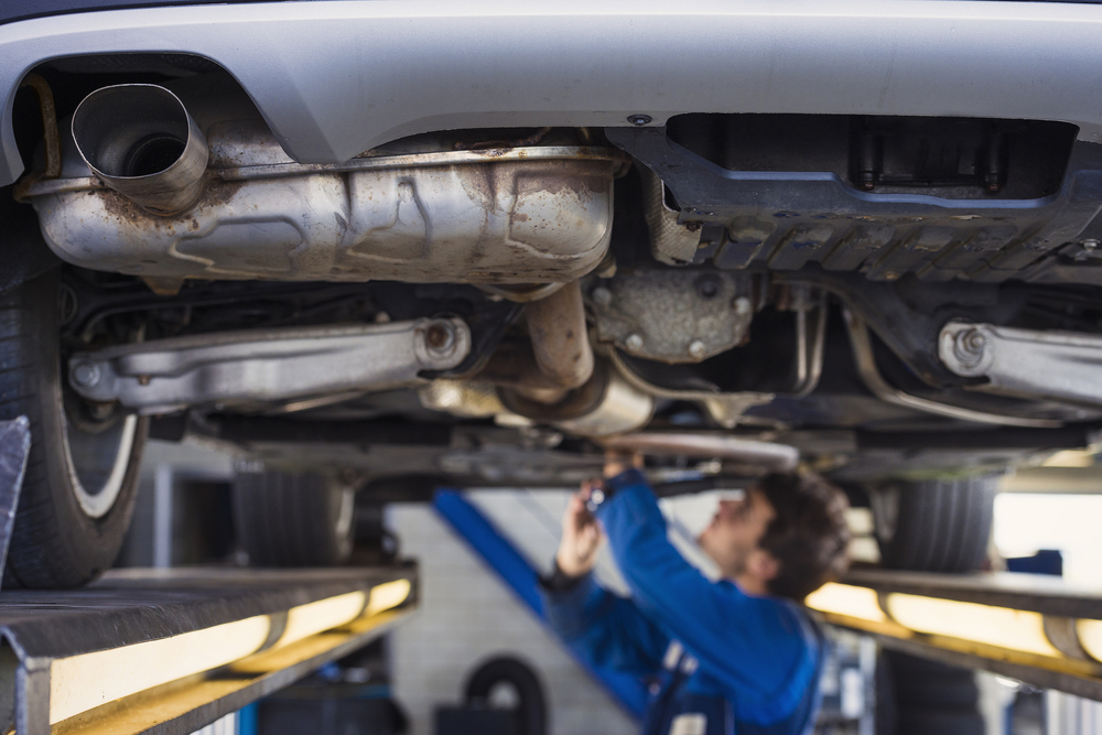vibrations from the exhaust system