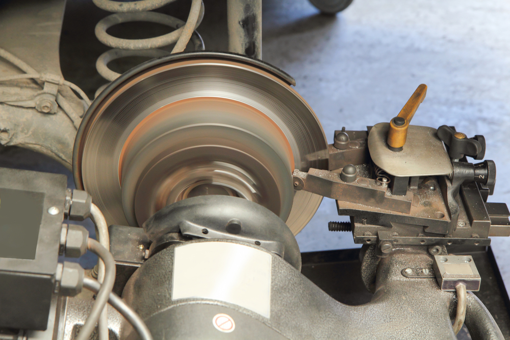 turn down the brake disc