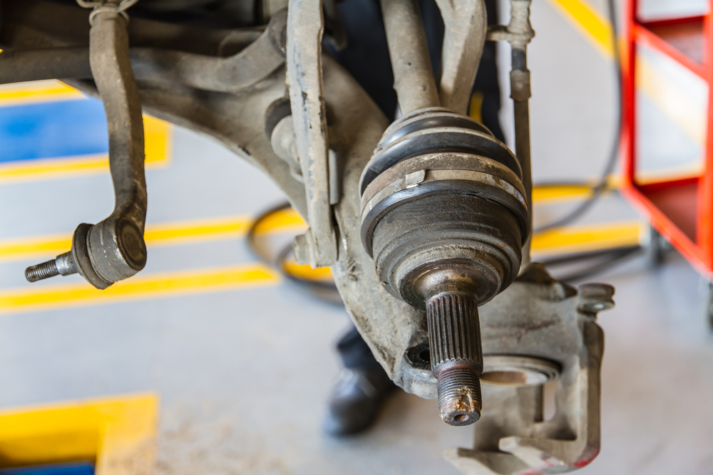 axle boot is damaged